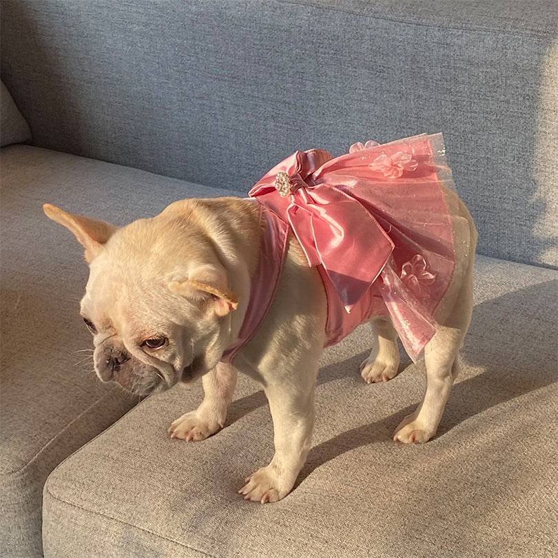 Dog Pink Wedding Dress - Frenchiely