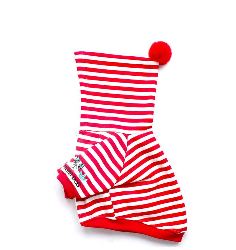 Zipper Stripe Hoodie dogstripehoodedzippercoatformediumdogs_15