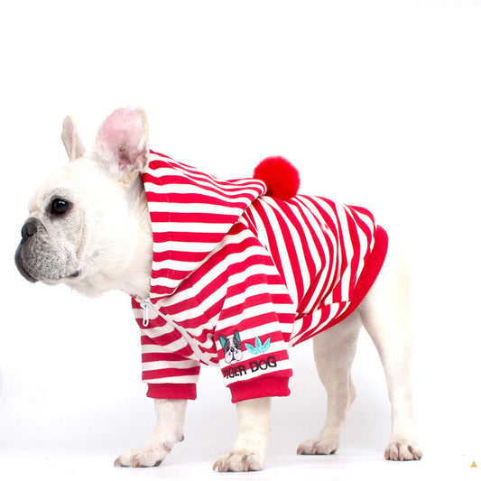 Zipper Stripe Hoodie dogstripehoodedzippercoatformediumdogs_8