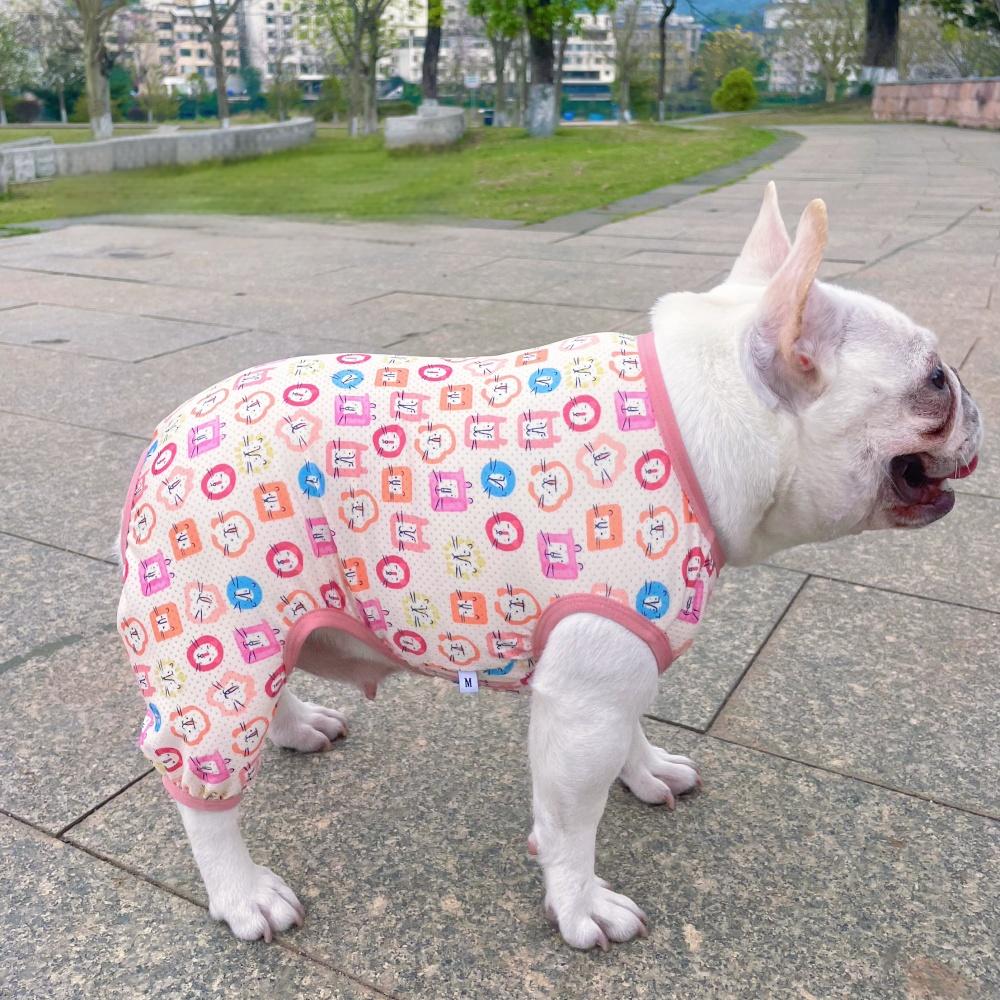 Dog Mesh Stretchy Onesie PJs for small medium dogs by Frenchiely