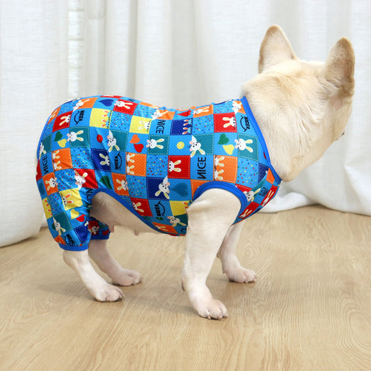 Dog Mesh Stretchy Onesie PJs for small medium dogs by Frenchiely