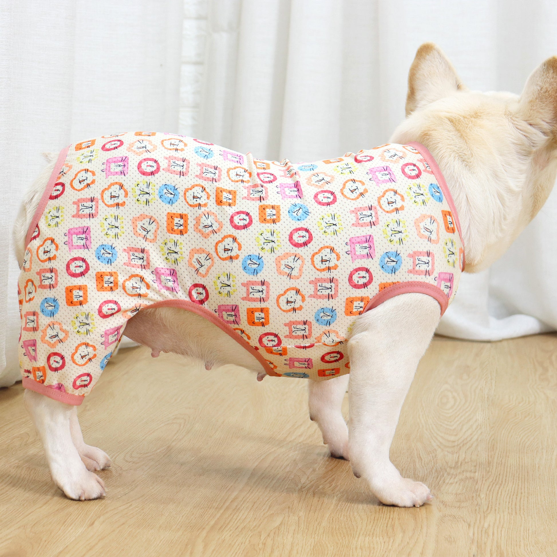 Dog Mesh Stretchy Onesie PJs for small medium dogs by Frenchiely