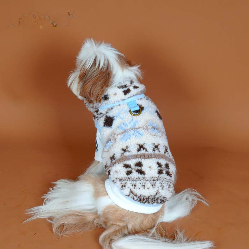 Vintage Sherpa Coat with Scarf