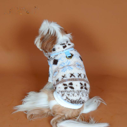 Vintage Sherpa Coat with Scarf