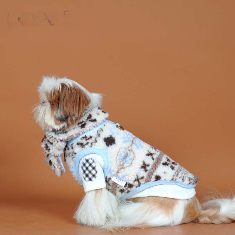 Vintage Sherpa Coat with Scarf