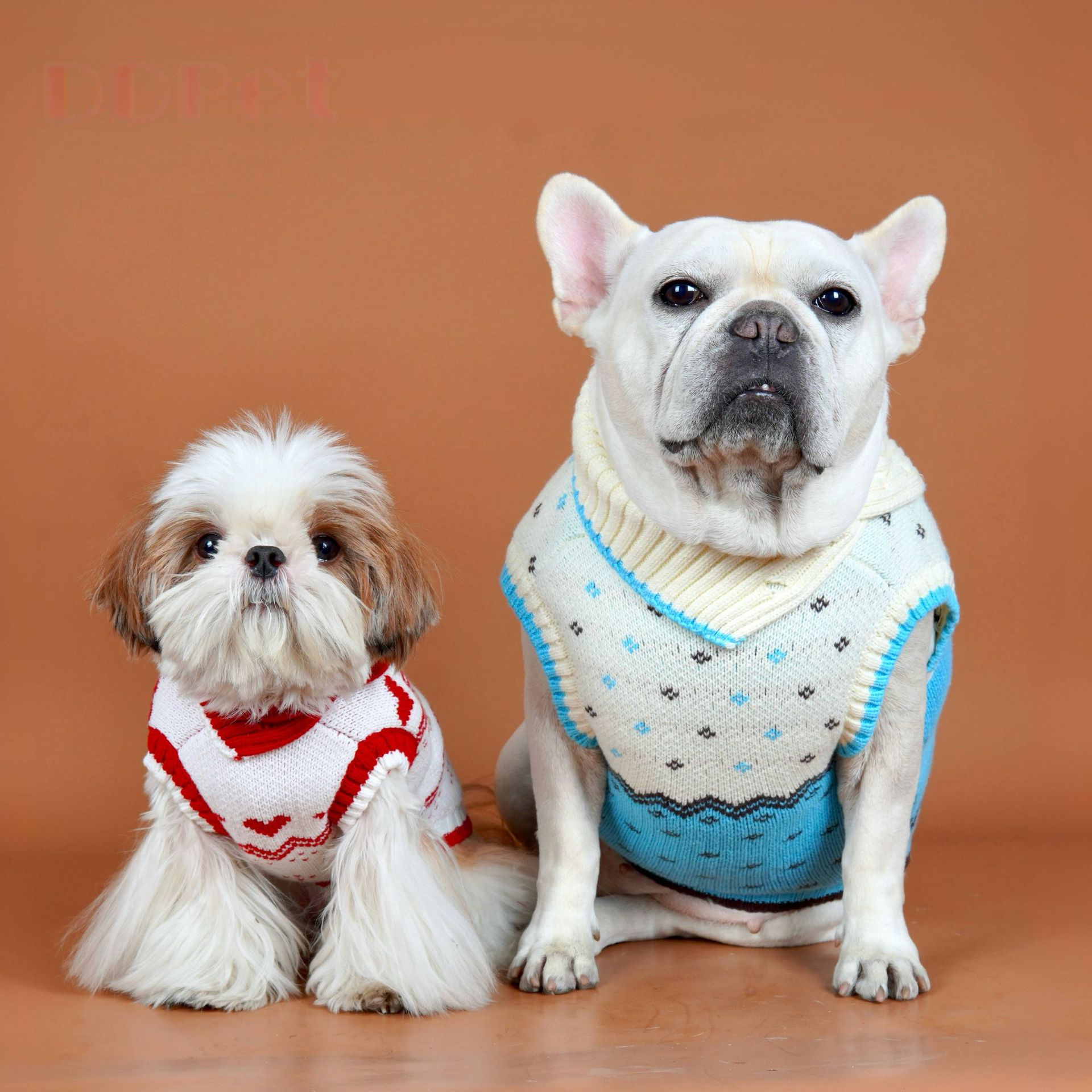 Doggie Pattern Vintage Sweater dogvintagesweaterwithdoggiepatternformediumdogs_1