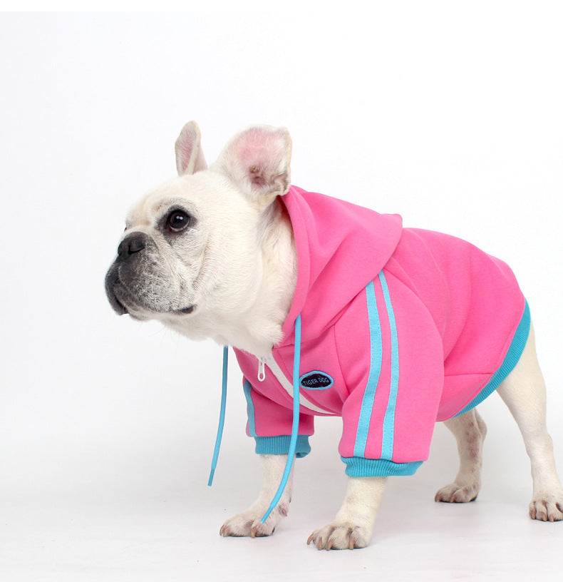 Sporty Hoodie dogwarmfleecelinedhoodiecoatbyFrenchiely_12