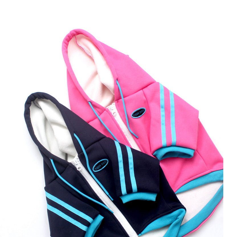 Sporty Hoodie dogwarmfleecelinedhoodiecoatbyFrenchiely_2