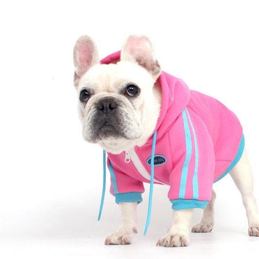 Sporty Hoodie dogwarmfleecelinedhoodiecoatbyFrenchiely_8