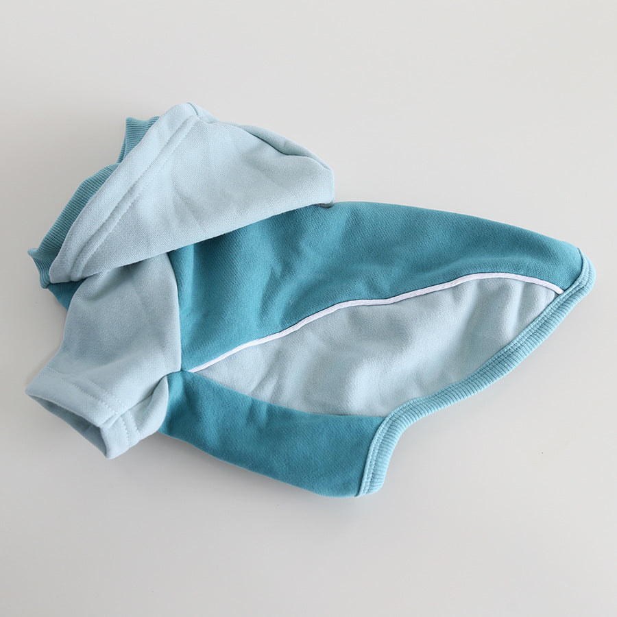 Frenchie Warm Hoodie Green dogwarmhoodieformediumdogsbyFrenchiely_3