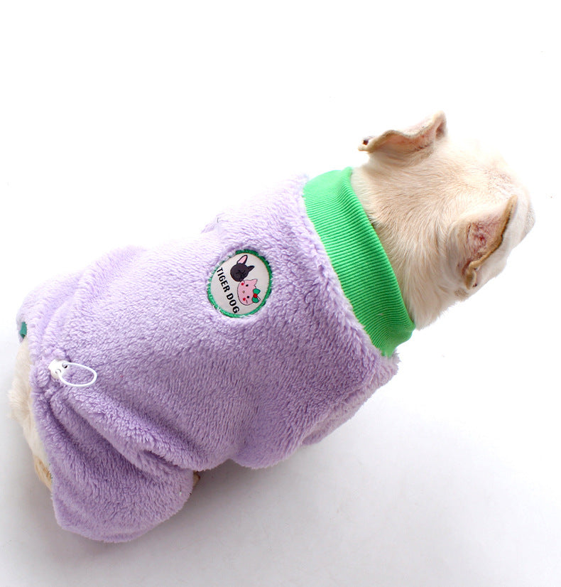 Dog Warm Onesie PJs dogwarmjumpsuitonesieformediumdogsbyFrenchiely_10