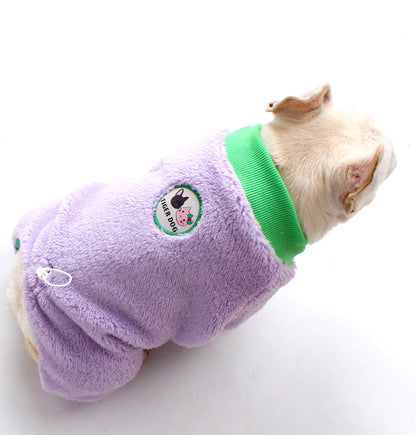 Dog Warm Onesie PJs dogwarmjumpsuitonesieformediumdogsbyFrenchiely_10