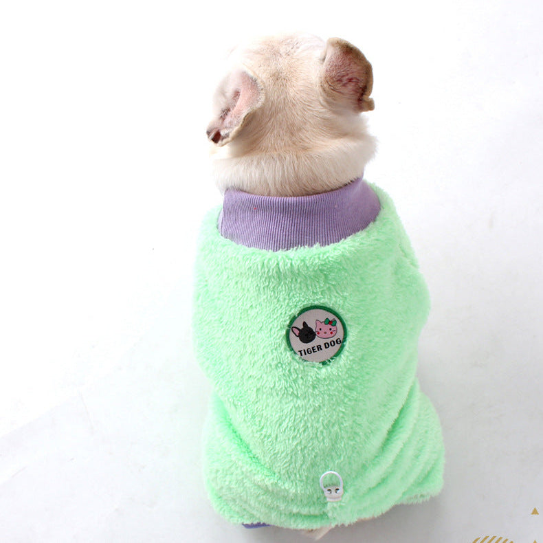 Dog Warm Onesie PJs dogwarmjumpsuitonesieformediumdogsbyFrenchiely_15