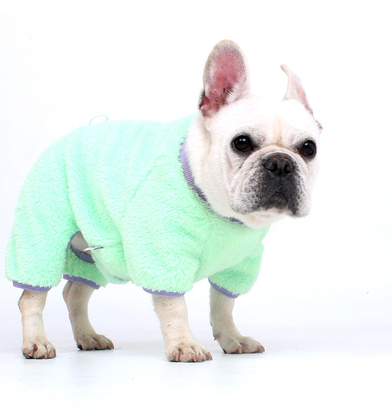 Dog Warm Onesie PJs dogwarmjumpsuitonesieformediumdogsbyFrenchiely_19