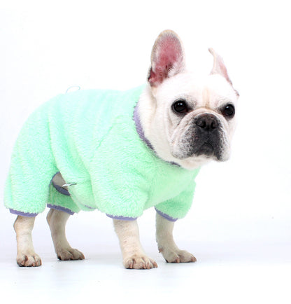 Dog Warm Onesie PJs dogwarmjumpsuitonesieformediumdogsbyFrenchiely_19