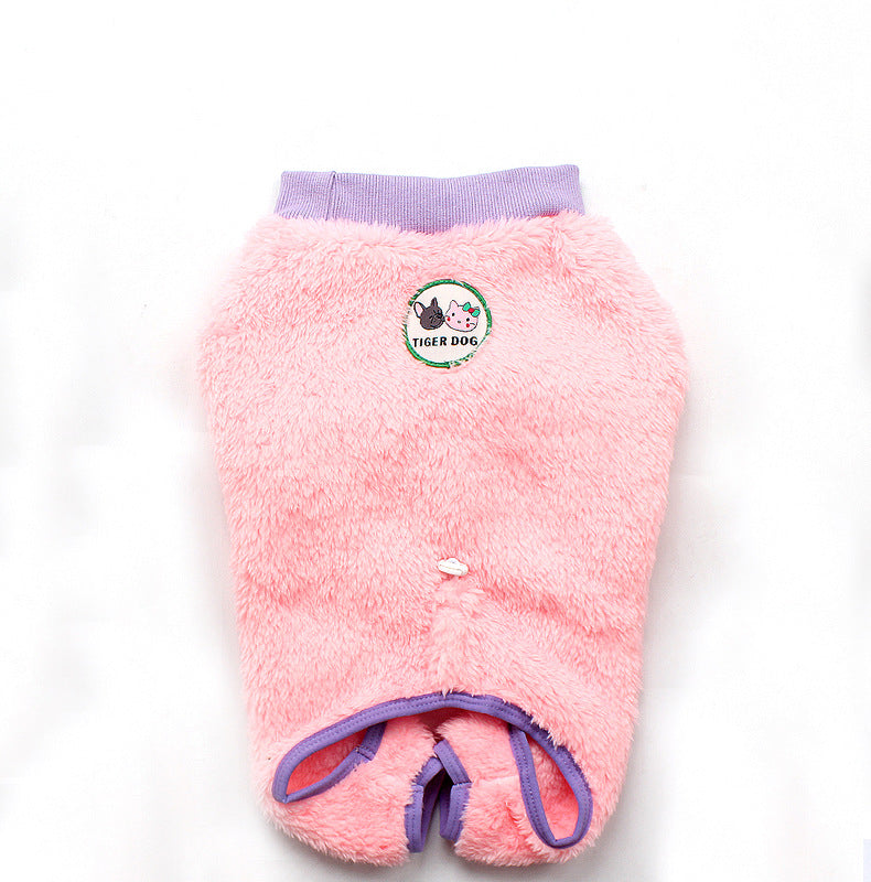Dog Warm Onesie PJs dogwarmjumpsuitonesieformediumdogsbyFrenchiely_2