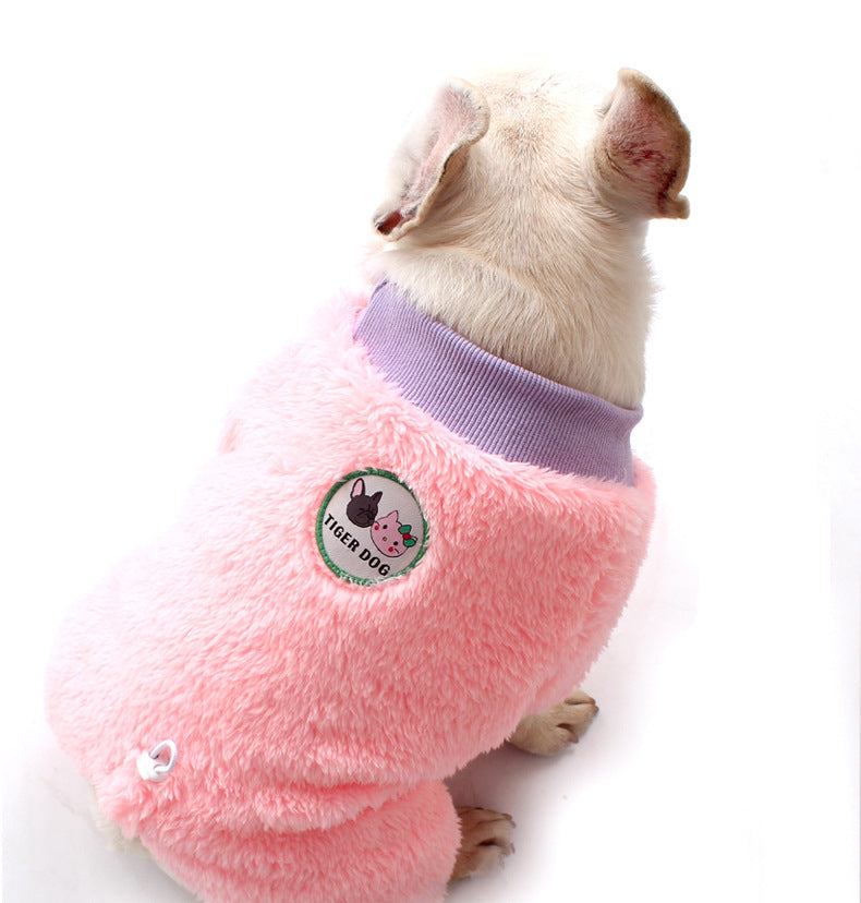 Dog Warm Onesie PJs dogwarmjumpsuitonesieformediumdogsbyFrenchiely_3