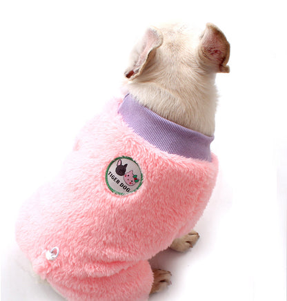 Dog Warm Onesie PJs dogwarmjumpsuitonesieformediumdogsbyFrenchiely_3
