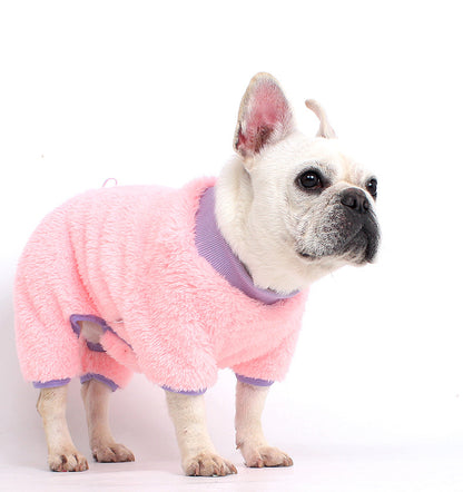 Dog Warm Onesie PJs dogwarmjumpsuitonesieformediumdogsbyFrenchiely_5