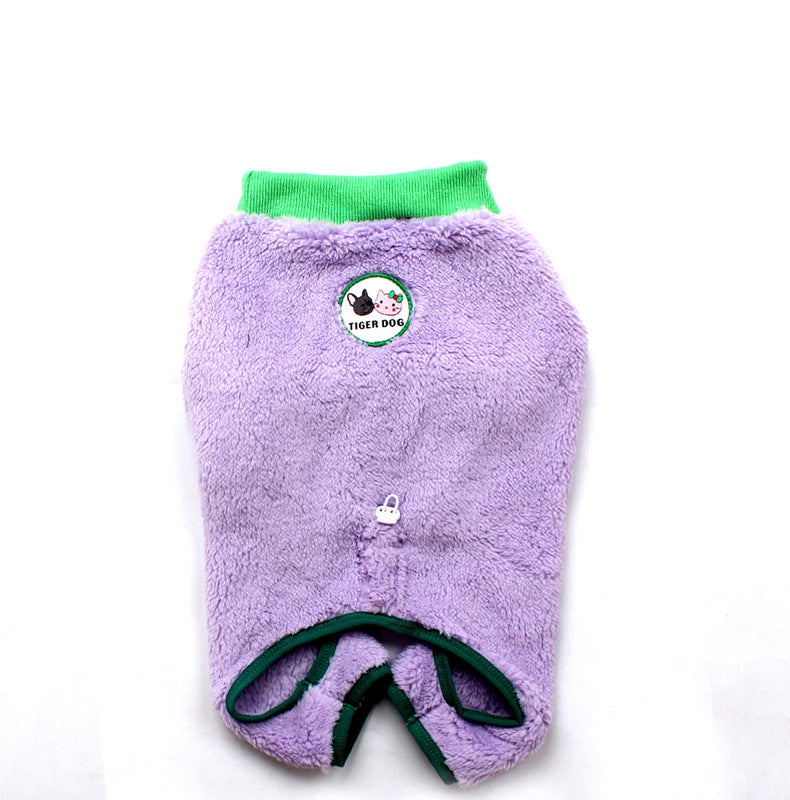 Dog Warm Onesie PJs dogwarmjumpsuitonesieformediumdogsbyFrenchiely_7