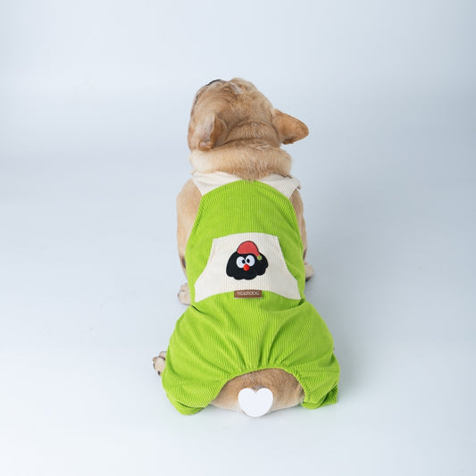 Vibrant Codury Overalls Green dogwarmonesieoverallsformediumdogsbyFrenchiely_3