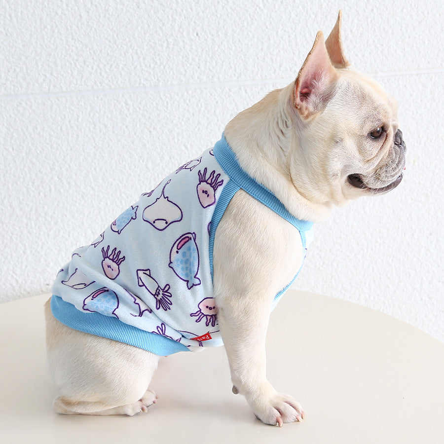 Dog Sleeveless Sweater Shirt dogwarmshirtforsmallmediumdogbreeds_1