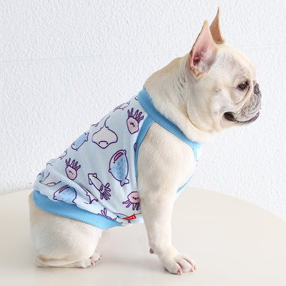 Dog Sleeveless Sweater Shirt dogwarmshirtforsmallmediumdogbreeds_1