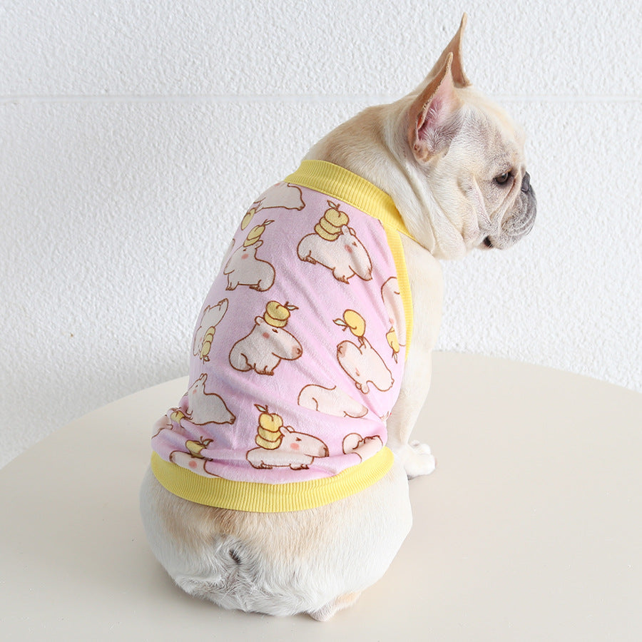 Dog Sleeveless Sweater Shirt dogwarmshirtforsmallmediumdogbreeds_10