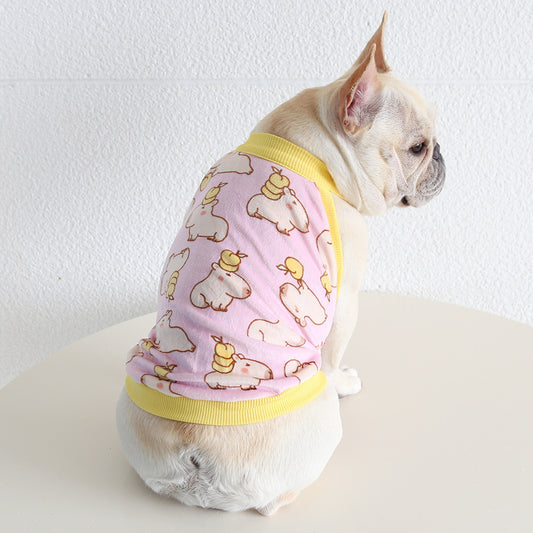 Dog Sleeveless Sweater Shirt dogwarmshirtforsmallmediumdogbreeds_10