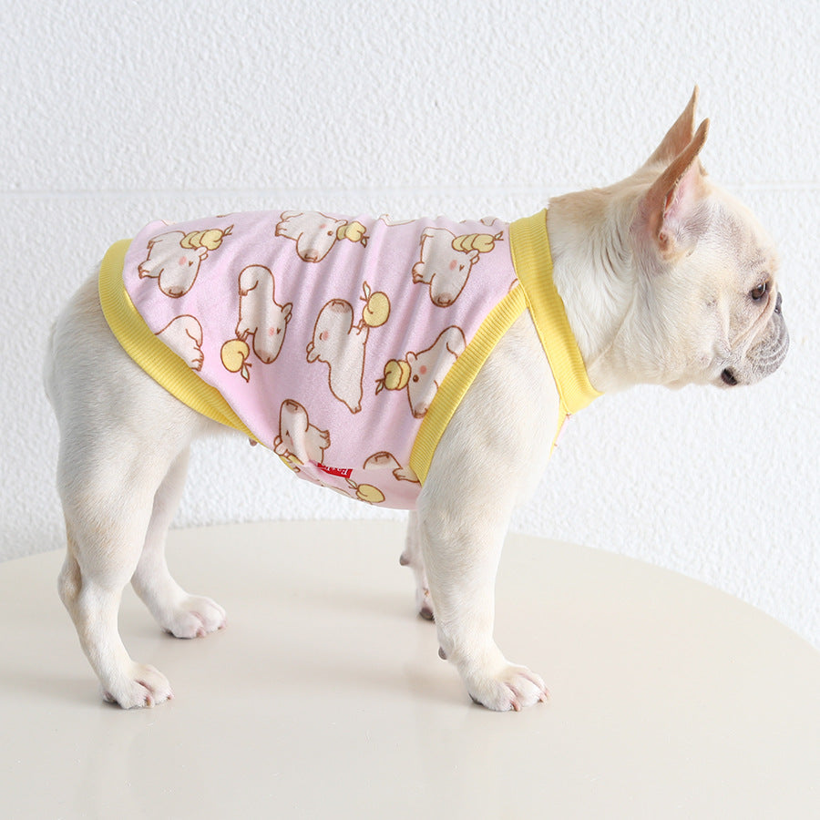 Dog Sleeveless Sweater Shirt dogwarmshirtforsmallmediumdogbreeds_2