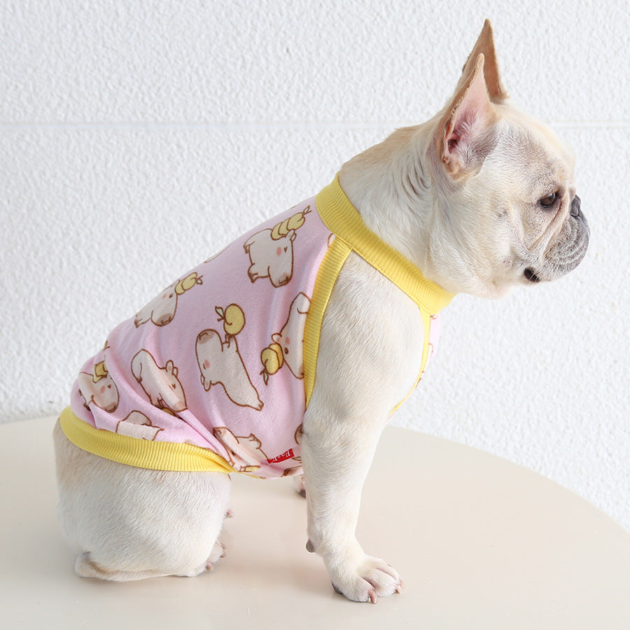 Dog Sleeveless Sweater Shirt dogwarmshirtforsmallmediumdogbreeds_8