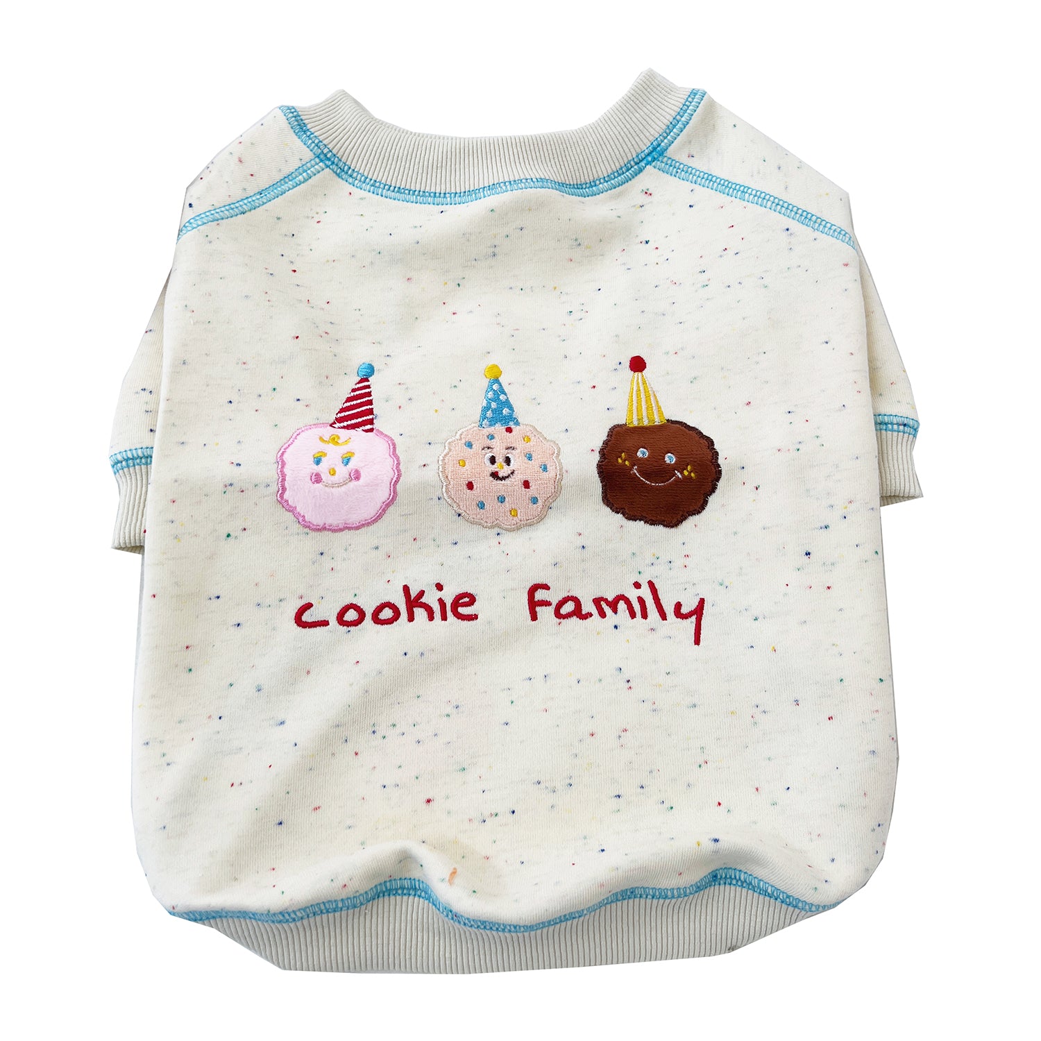 Warm 'Cookie Family' Sweatshirt dogwhitecookieshirt_1
