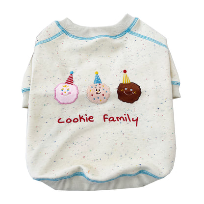 Warm 'Cookie Family' Sweatshirt dogwhitecookieshirt_1