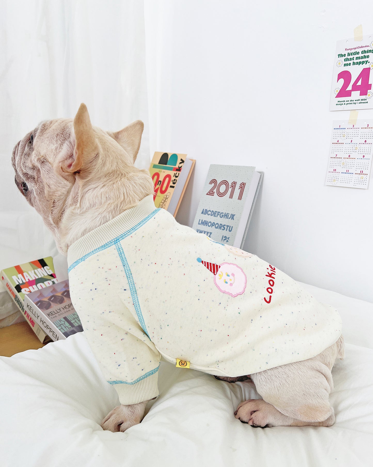 Warm 'Cookie Family' Sweatshirt dogwhitecookieshirt_3