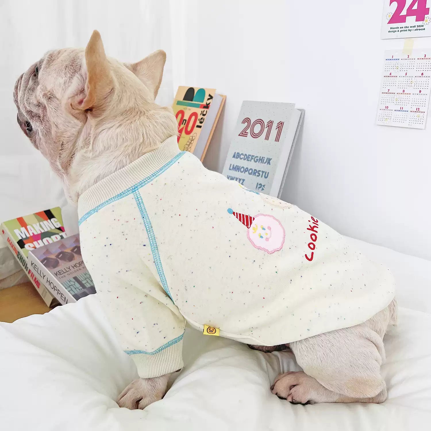 Warm 'Cookie Family' Sweatshirt dogwhitecookieshirt_7