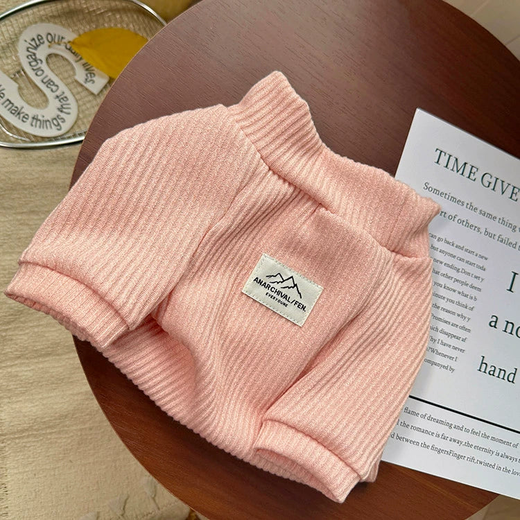Classic Morandi Undershirt Pink dogwinterClassicMorandiUndershirtforfrenchbulldogpugsbyFrenchiely_3