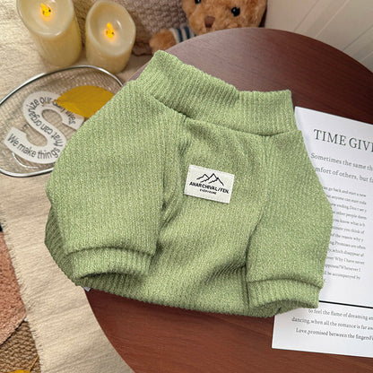 Classic Morandi Undershirt Green dogwinterClassicMorandiUndershirtforfrenchbulldogpugsbyFrenchiely_7