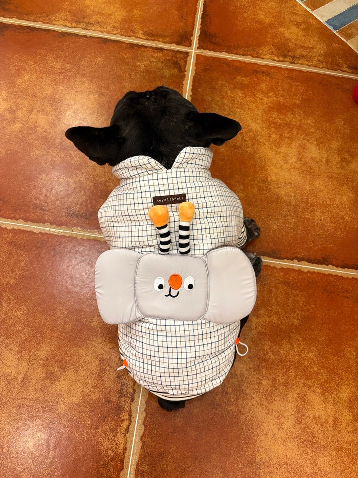 Bee Checker Pattern Costume dogwintercartoonbeecostumejacketforsmallmediumdogsbyFrenchiely_2