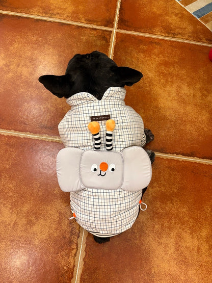 Bee Checker Pattern Costume dogwintercartoonbeecostumejacketforsmallmediumdogsbyFrenchiely_2