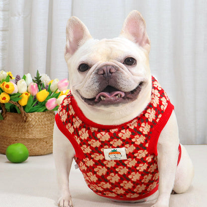 Floral Vest Fleece Lined