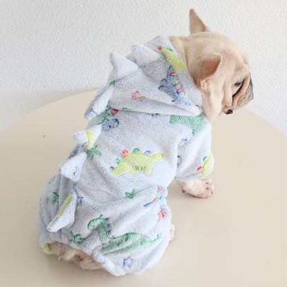 Dog Warm Dinosaur Jumpsuit Costume dogwinterwarmdinosaurjumpsuitcostumeformediumdogsbyFrenchiely_3