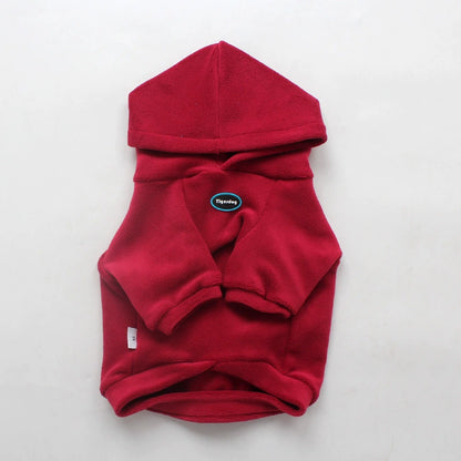 Anti-pill Polar Fleece dogwinterwarmhoodiecoatformediumdogbreedsbyFrenchiely_3