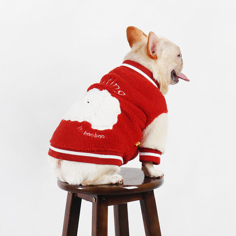 Dog Red Warm Jacket - Frenchiely