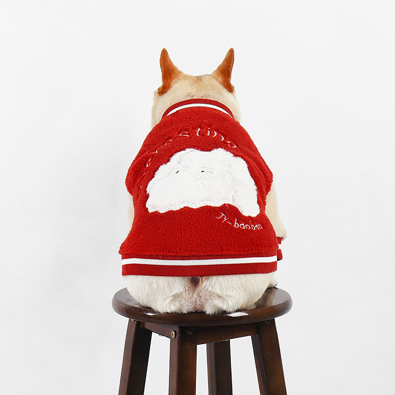 Dog Red Warm Jacket - Frenchiely