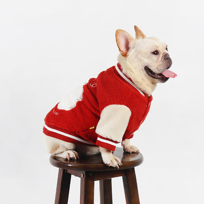Dog Red Warm Jacket - Frenchiely