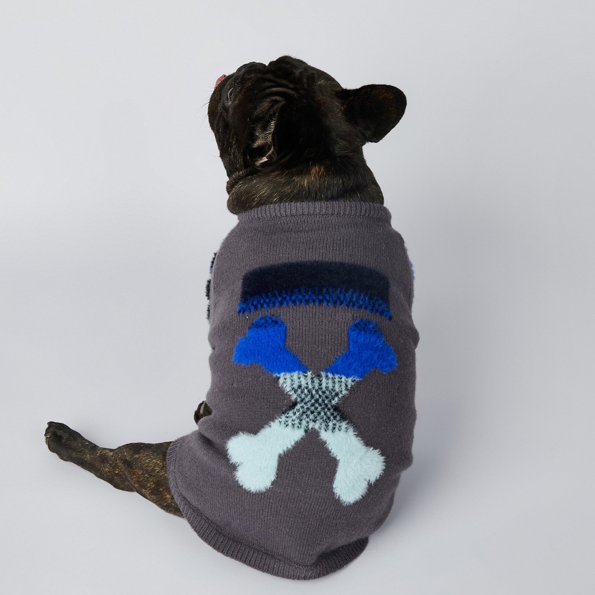 Dog Grey Woof Jumper - Frenchiely