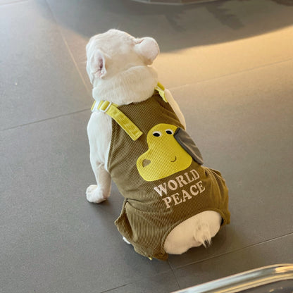 Dog Winter Warm Onesie Overalls for small medium dogs 