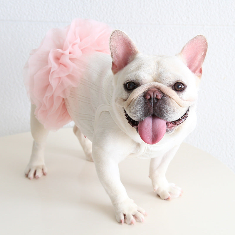 Frenchie Tutu Dress Pink femaleFrenchBulldogsummertutudressbyFrenchiely_10