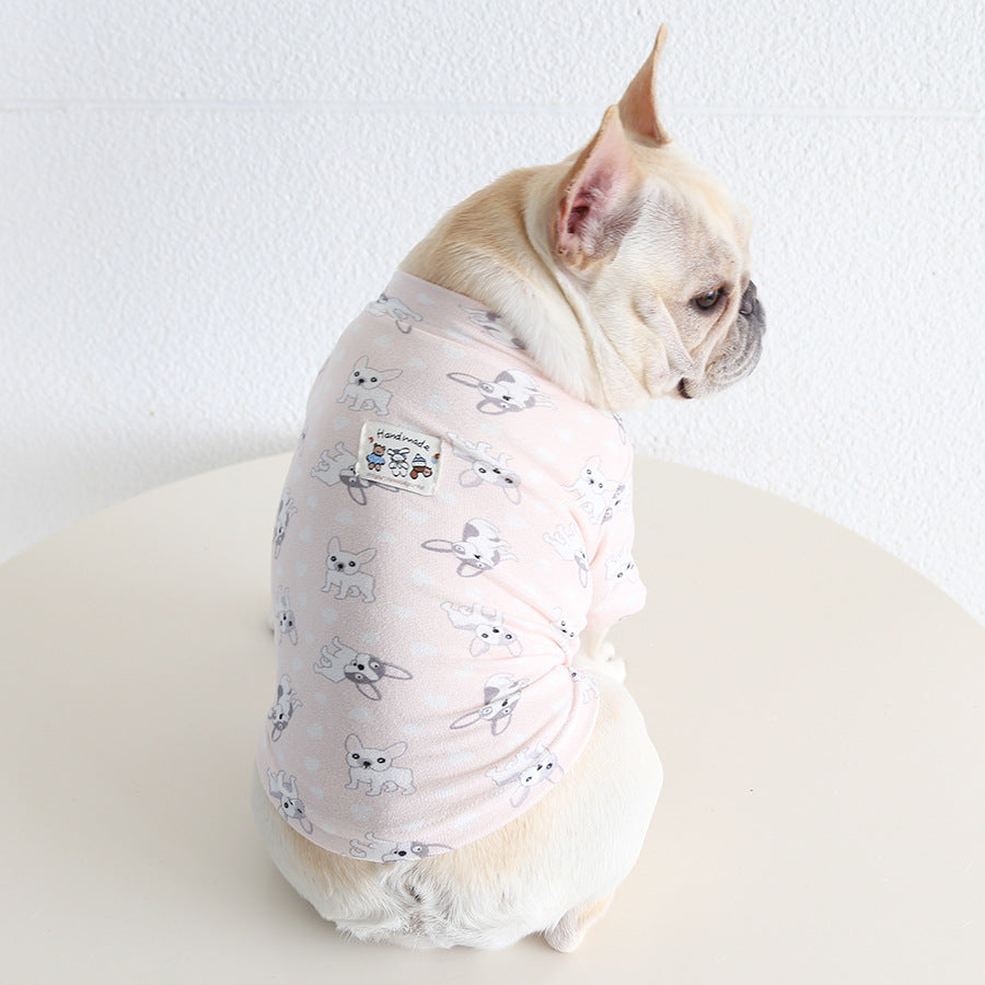 Dog Autumn & Spring Shirt frenchbulldogAutumnSpringshirtbyFrenchiely_1