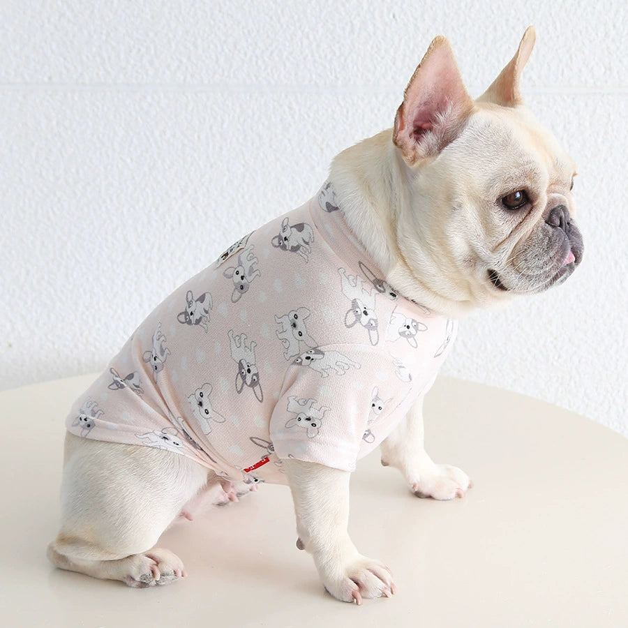 Dog Autumn & Spring Shirt frenchbulldogAutumnSpringshirtbyFrenchiely_1